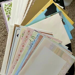 🍀$12bundle PAPER CRAFTERS 48 envelopes varied sizes - seasonal designs or plain